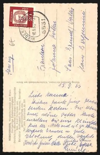 AK Niederheimbach am Rhein, Märchenheim mit Darstellung deutscher Märchen, Bes. Ernst Heimann sen.