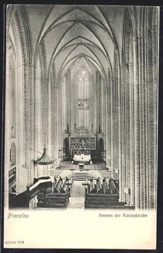 AK Prenzlau, Inneres der Marienkirche