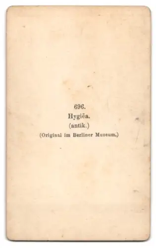 Fotografie Statue: Hygiä