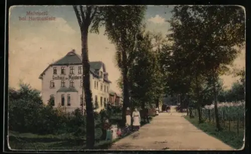 AK Hartenstein i. Erzgeb., Gasthaus und Sommerfrische Meisterei