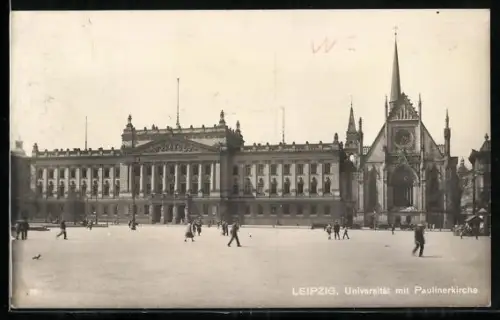 AK Leipzig, Universität mit Paulinerkirche