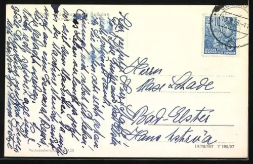 AK Leipzig, Neubauten am Rossplatz mit Mägdebrunnen