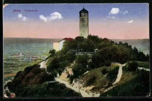 AK Jena, Blick zum Fuchsturm