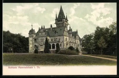 AK Hummelshain i. Th., Schloss, Gesamtansicht
