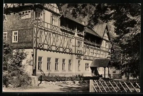 AK Bad Blankenburg /Thür., Erholungsheim der IG Wismut Albert Häfner