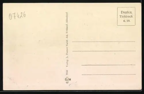 AK Allendorf /Werra, Fischerstad aus der Vogelschau