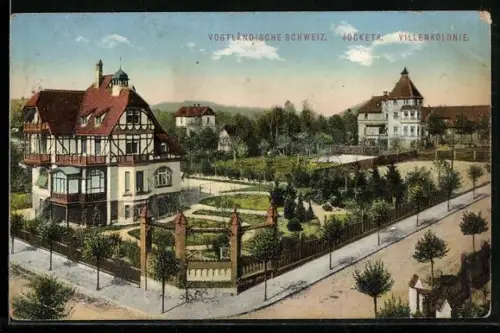 AK Jocketa /Vogtländische Schweiz, Villenkolonie