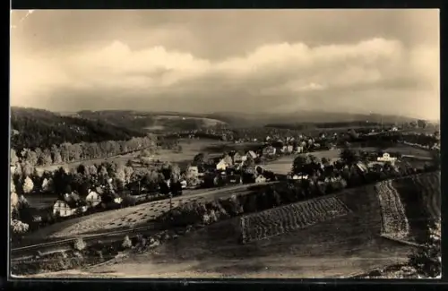 AK Sohl /Vogtl., Gesamtansicht aus der Vogelschau
