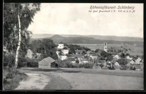 AK Schönberg / Vogtl., Ortsansicht