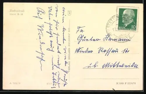 AK Zschadrass, Haus B der Heilstätte