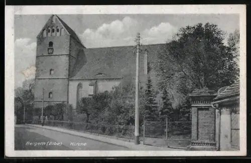 AK Belgern a/Elbe, Motiv der Kirche
