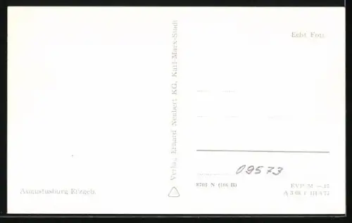 AK Augustusburg /Erzgeb., Teilansicht mit Kirche