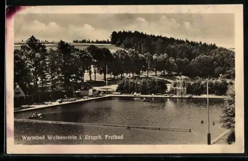 AK Wolkenstein i. Erzgeb., Freibad