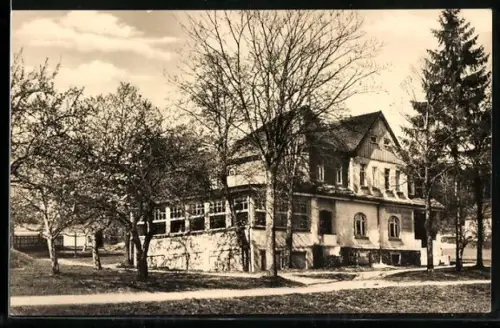 AK Lengefeld im Erzgebirge, am Vorwerk Gaststätte Forsthaus