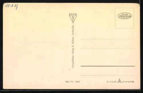 AK Seiffen i. Erzgeb., Blick zum Schwartenberg