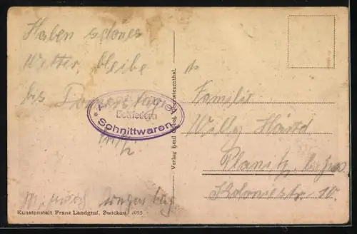 AK Oberwiesenthal i. Erzgeb., Unterkunftshaus a. d. Keilberg