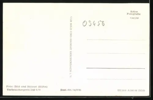 AK Annaberg-Buchholz, Aussichtsturm auf dem Pöhlberg, HOG auf dem Pöhlberg