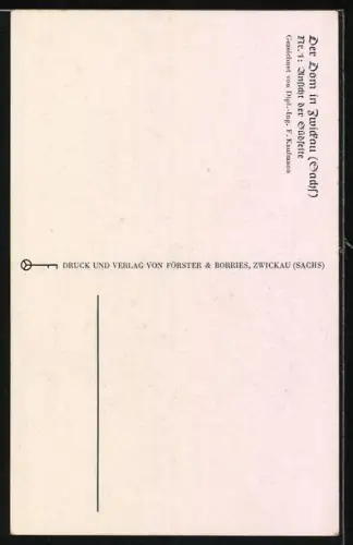 AK Zwickau, Dom, Südseite