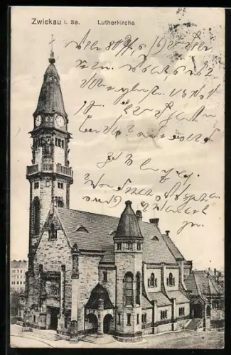 AK Zwickau i. Sa., Lutherkirche
