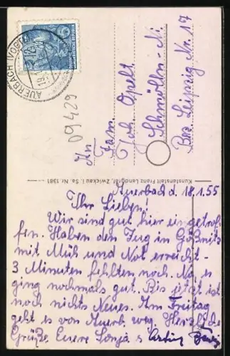 AK Wolkenstein i. Erzgeb., Schlossansicht