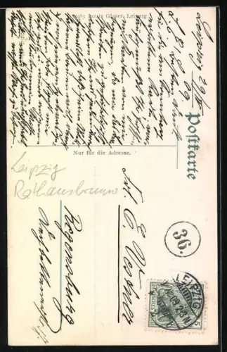 AK Leipzig, Rathausbrunnen