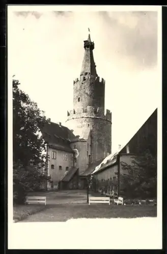 AK Weida i. Thür., Osterburg, Kreismuseum und Jugendherberge