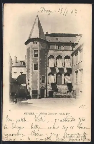 AK Nevers, Maison Constant, rue du Fer