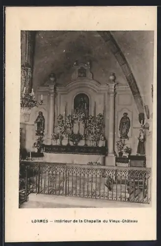 AK Lormes, Intérieur de la Chapelle du Vieux-Château