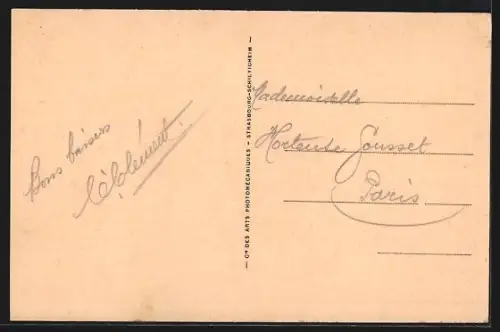 AK Saint-Honoré-les-Bains, Un coin du parc et l`Hôtel Thermal