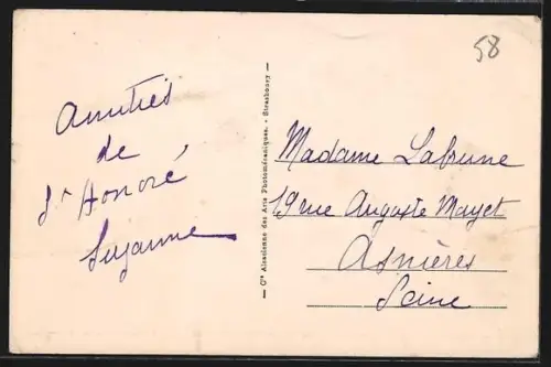 AK St Honoré-les-Bains, Vue d`ensemble sur le parc et la Providence des voies respiratoires