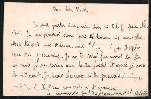 AK Vauzelles, Vue générale prise de l`Hôtel des Célibataires