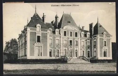 AK Entrains /Nièvre, Château d`Entrains majestueux et imposant