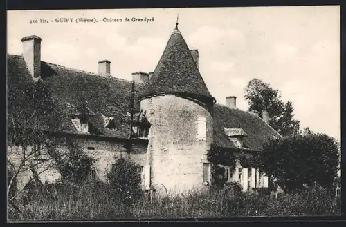 AK Guipy /Nièvre, Château de Grandpré