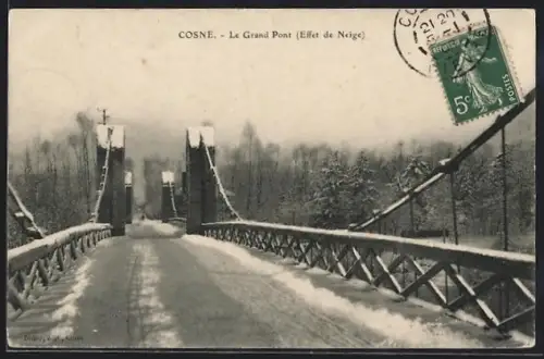 AK Cosne, Le Grand Pont, Effet de Neige
