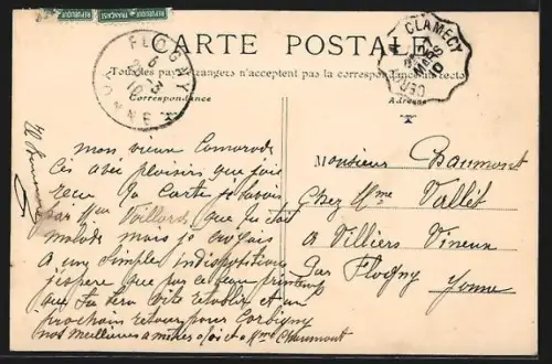 AK Corbigny, Vue générale prise du Champ