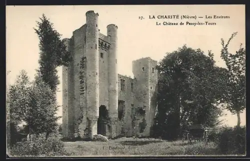 AK La Charité /Nièvre, Le Château de Passy-les-Tours