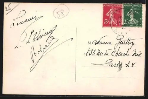 AK Cercy-la-Tour /Nièvre, Le Pont Canot