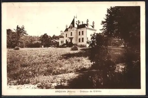 AK Arquian /Nièvre, Château de Gibins