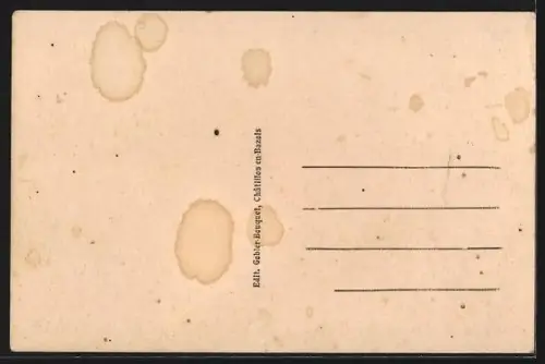 AK Châtillon-en-Bazois /Nièvre, La Passerelle du Coeuillon