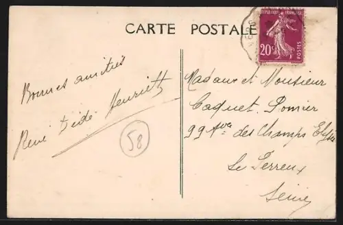 AK Champlemy /Nièvre, Vue Générale