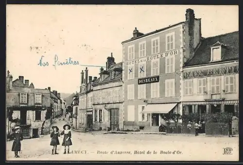 AK Clamecy, Route d`Auxerre, Hôtel de la Boule d`Or