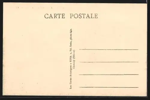 AK Guipy /Nièvre, Château de Grandpré et son parc verdoyant