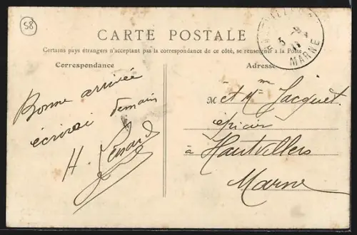 AK Cosne, Rue du 14-Juillet avec l`Hôtel de la Gare et bâtiments adjacents