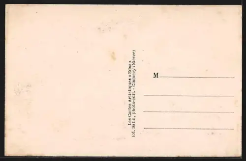 AK Les Settons /Nièvre, Hôtel Beau Rivage, Un coin du parterre devant le Restaurant