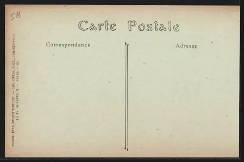 AK Saint-Honoré-les-Bains, Le Morvan Palace et la rue bordée d`arbres