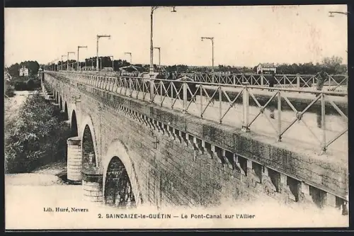 AK Saincaize-le-Guétin, Le Pont-Canal sur l`Allier