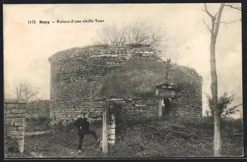 AK Rouy, Ruines d`une vieille Tour