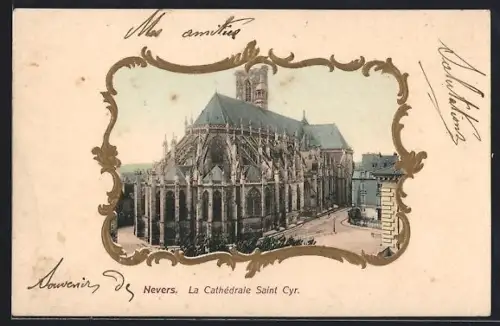 AK Nevers, La Cathédrale Saint Cyr