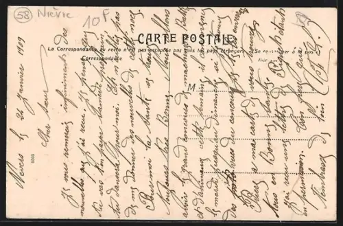 AK Nevers, La Cathédrale Saint Cyr