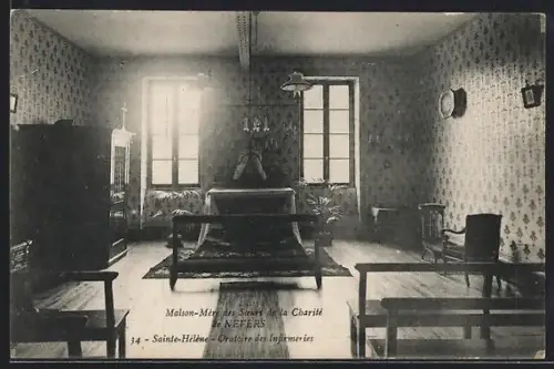 AK Nevers, Sainte-Hélène Oratoire des Infirmières, intérieur de la Maison-Mère des Soeurs de la Charité